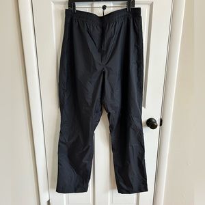 LL Bean | Mens black rain windbreaker pants size L tall